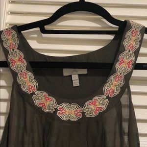 Joie embroidered tank